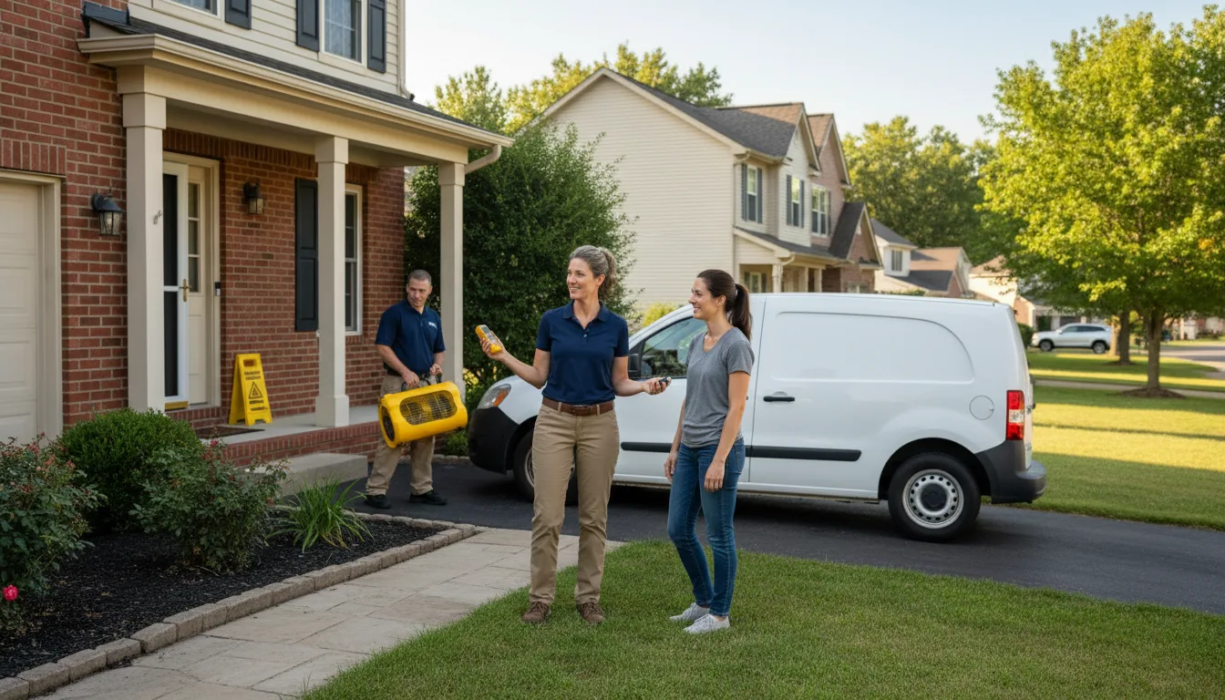 Residential water damage restoration in Albert Lea, MN